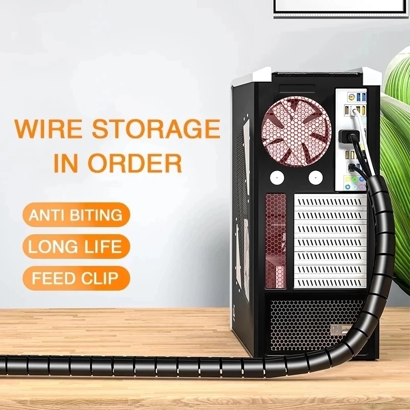 1/2M ยืดหยุ่น SPIRAL CABLE Org - Cable Lock Flexible บทวิจารณ์และราคา