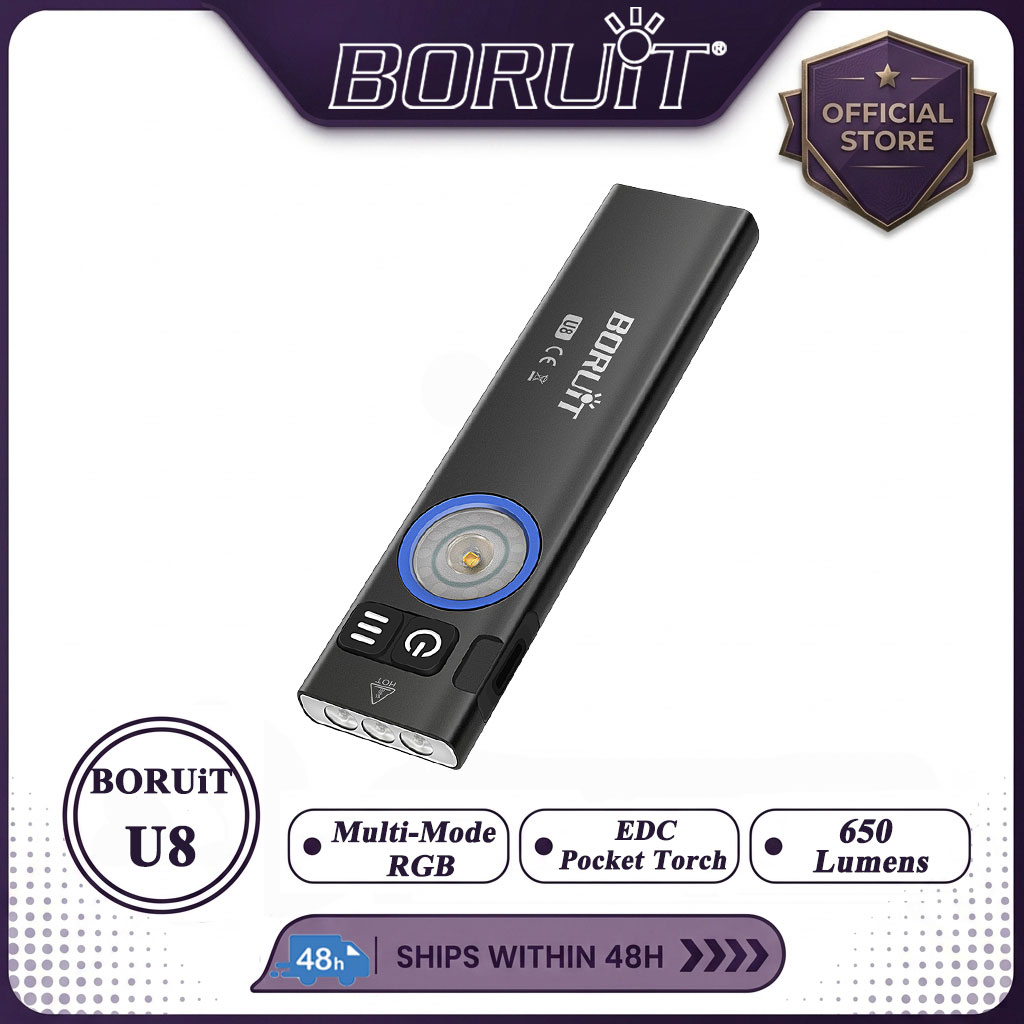ไฟฉาย LED BORUiT U8 650LM EDC  - Cycling To Work บทวิจารณ์และราคา